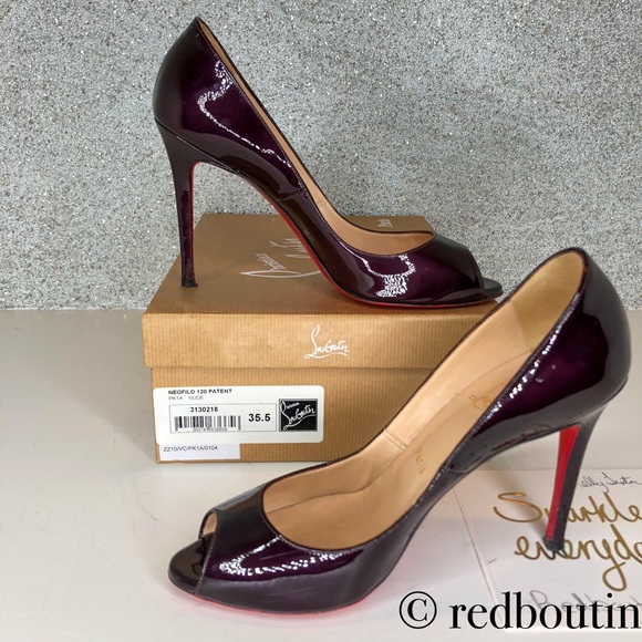 Christian Louboutin peep toe pumps - Picture 2 of 7